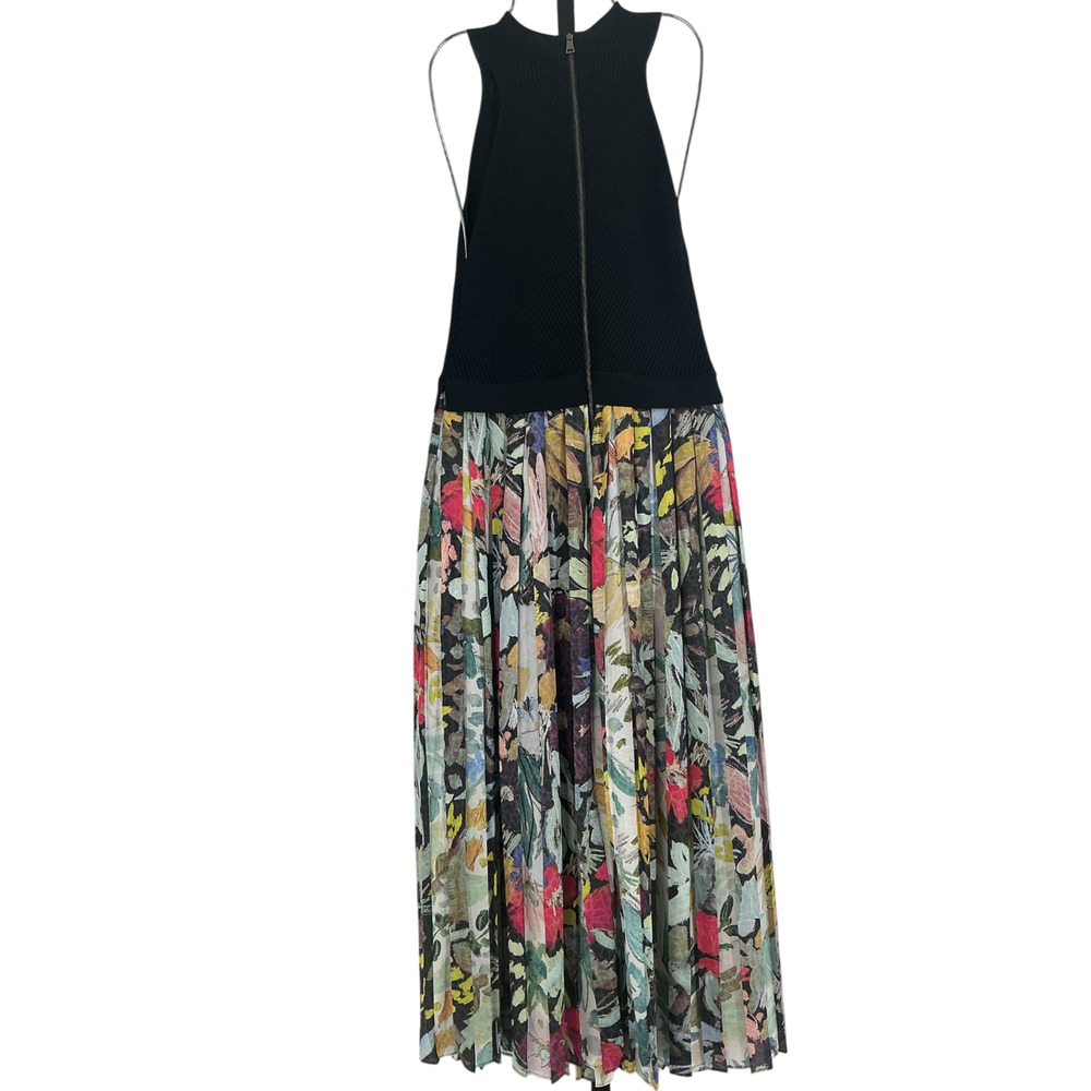 Ted Baker Corino Pleated Floral Midi Dress Size 3 Multicolor - Picture 3 of 4